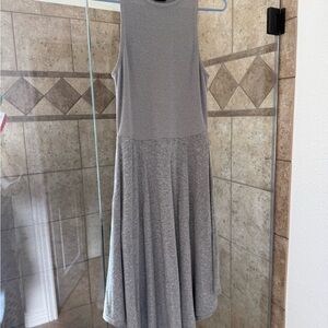 Prana Classic Sleeveless Grey Maxi Dress